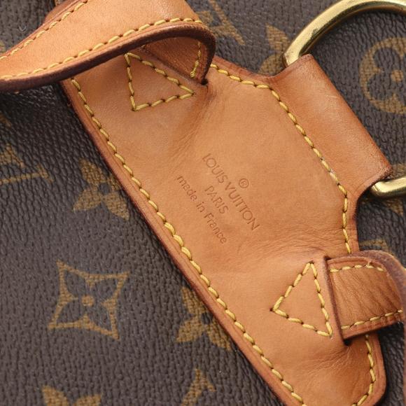 Louis Vuitton Leather Montsouris Rucksack Monogram MM Brown - Picture 4 of 8